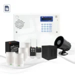 پکیج دزدگیر سایلکس با چهار چشمی باسیم با مرکز فرمان SG8-Lite