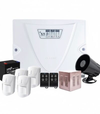 پک دزدگیر کلاسیک با چهار چشمی بی سیم و مرکز X5